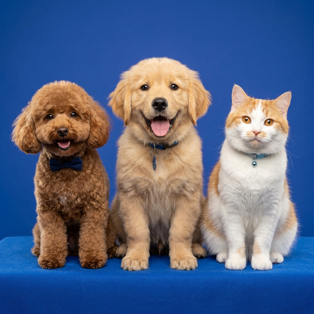 Pet Food Shop Storefront and Groomers